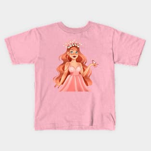 Magical flower girl Kids T-Shirt